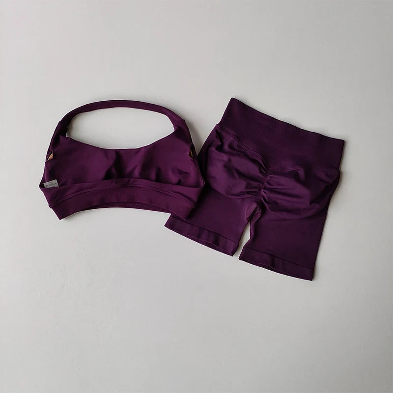 Halter Neck Yoga Fitness Set