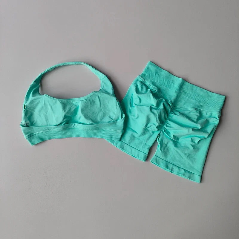 Halter Neck Yoga Fitness Set