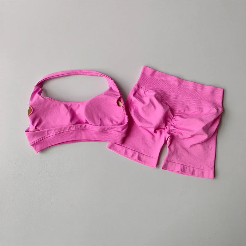 Halter Neck Yoga Fitness Set